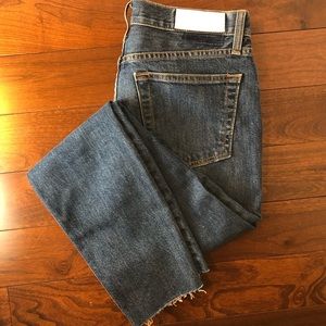 Re/done NWOT 29” cropped denim